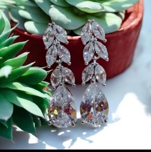 Crystal Teardrop Earrings
